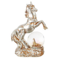 Фигурка декор в стекл шаре "Лошадь", L9,5 W5 H14 см, 2в.