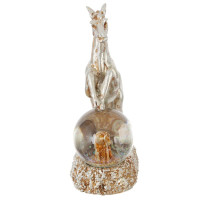 Фигурка декор в стекл шаре "Лошадь", L9,5 W5 H14 см, 2в.