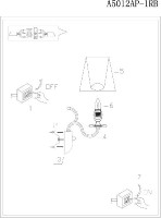 Бра Empire A5012AP-1RB Arte Lamp Бра Empire A5012AP-1RB Arte Lamp