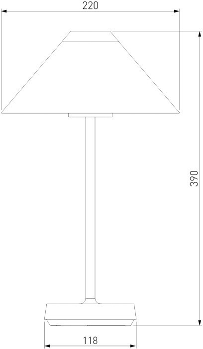 Уличная настольная лампа Mistery TL70210 Elektrostandard