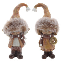 Фигурка декоративная "Дети",  L6 W5 H13 см, 2в.