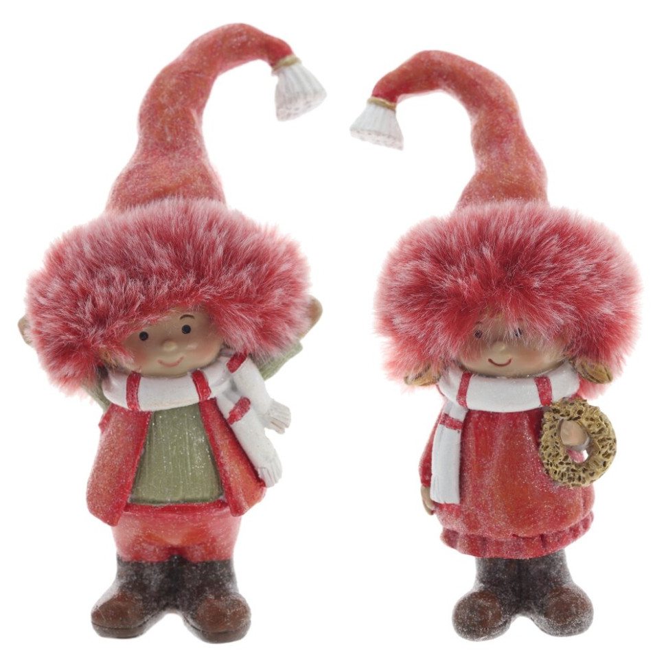 Фигурка декоративная "Дети",  L6 W5 H13 см, 2в.