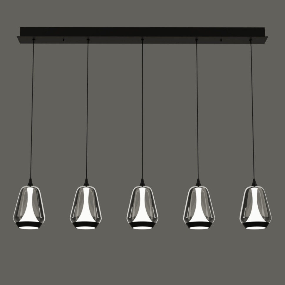 Подвесной светильник MD24001011 MD24001011-5B black/smoky DeLight Collection