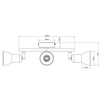 Спот Falena A3115PL-3SS Arte Lamp