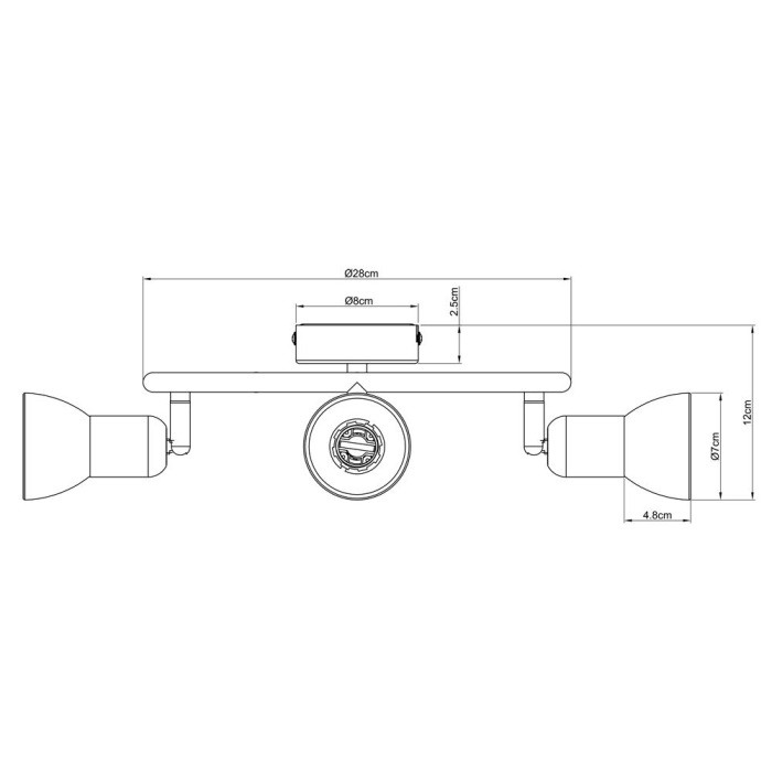 Спот Falena A3115PL-3SS Arte Lamp