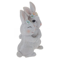 Фигурка декоративная "Зайцы", L11 W7 H16 см