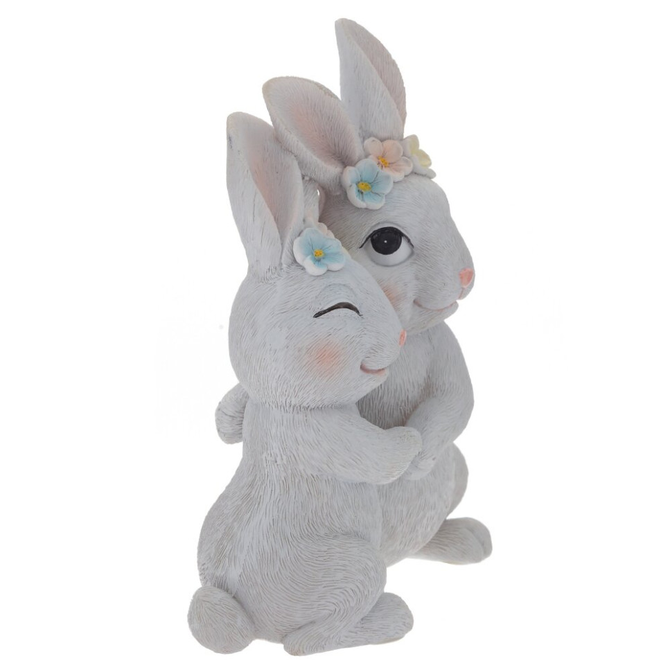 Фигурка декоративная "Зайцы", L11 W7 H16 см