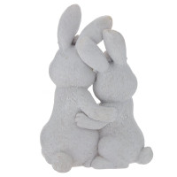 Фигурка декоративная "Зайцы", L11 W7 H16 см