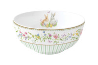 Салатник 15см, 0.6л "Кролики" без инд.упаковки.