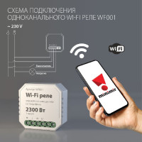 Wi-Fi реле Wf WF001 Elektrostandard