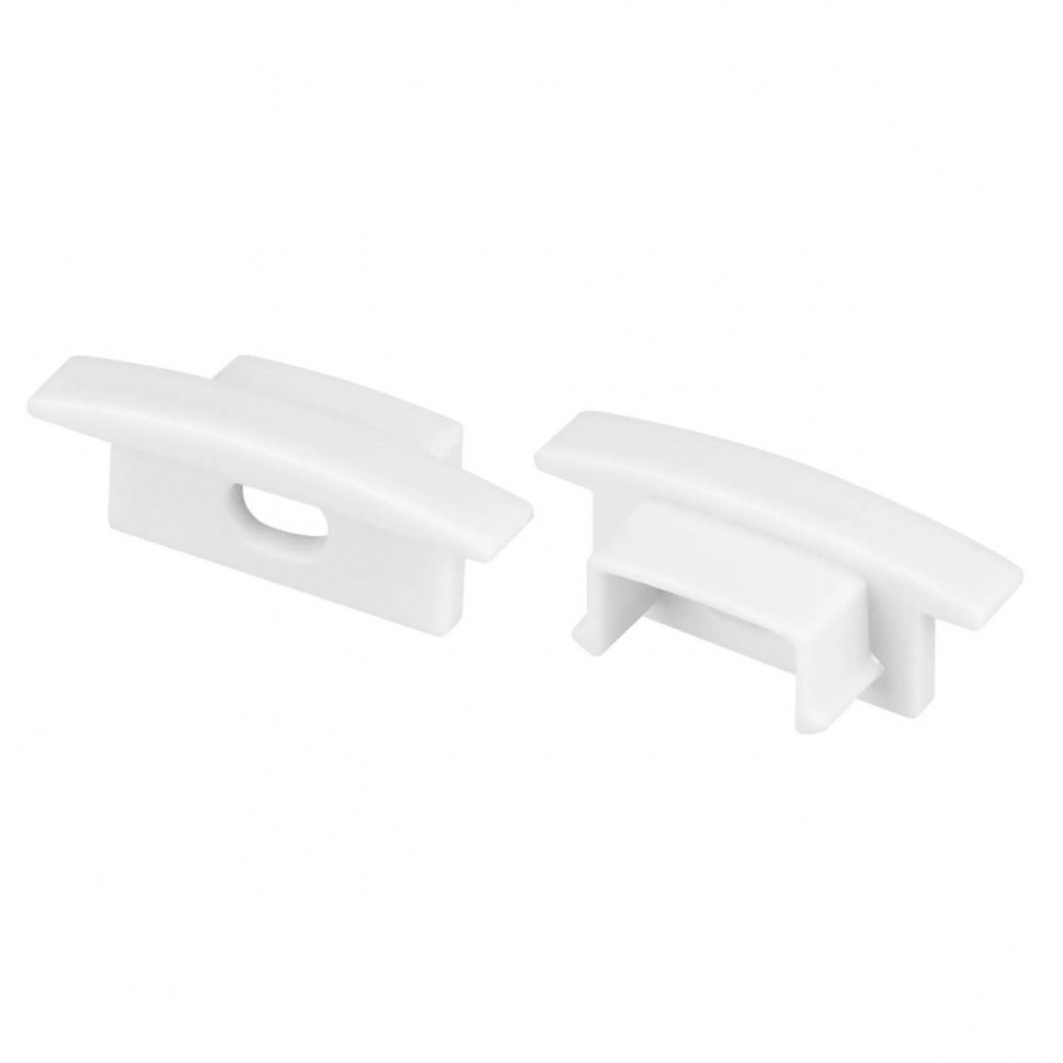 Заглушка Arlight 2 шт. LINE-2308-F с отверстием WHITE 044238