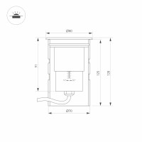 Встраиваемый светильник уличный GROUND 051697 Arlight