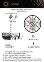 Подвесная люстра Nikoul APL.832.03.12 Aployt