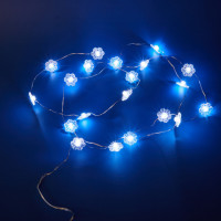 Гирлянда ULD ULD-S1900-020/STB/2AA WHITE IP20 SNOWFLAKES MINI Uniel