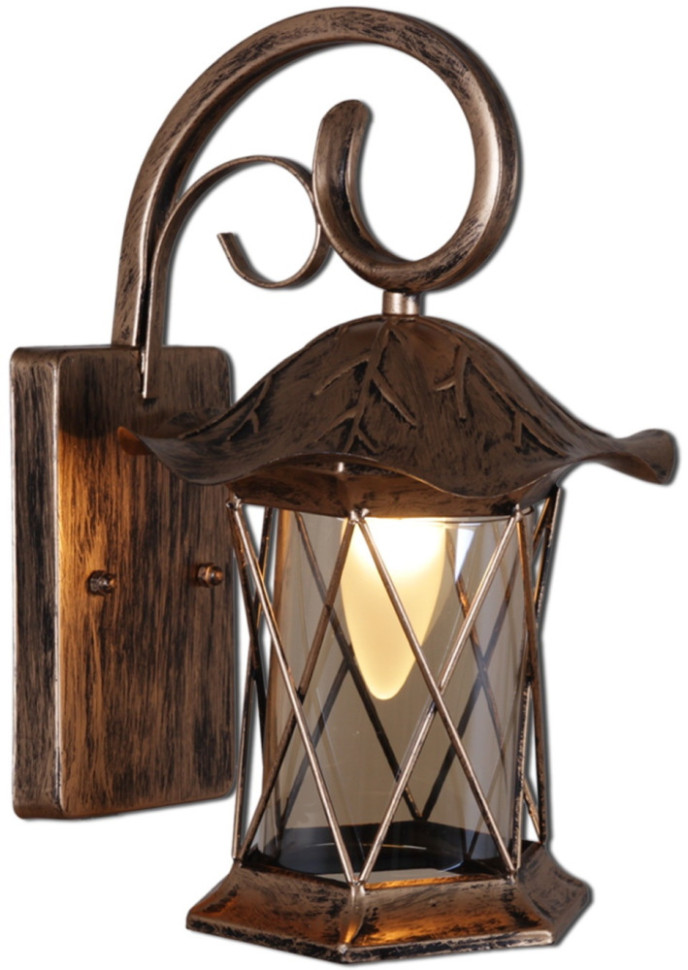 Настенный фонарь уличный  08281-9.2-001U BKG Reluce