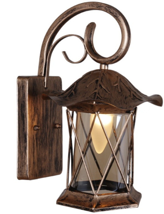 Настенный фонарь уличный  08281-9.2-001U BKG Reluce