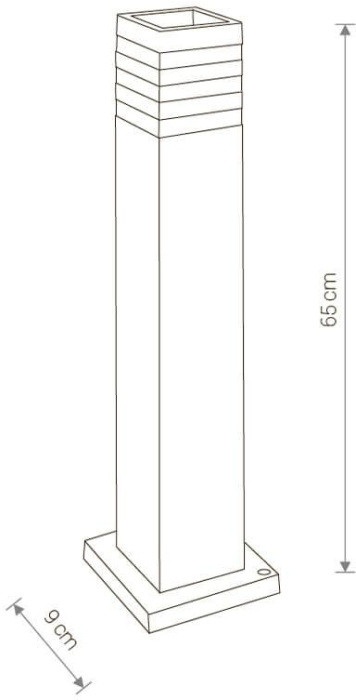 Грунтовый светильник Oir 9158 Nowodvorski