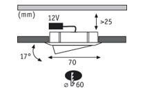 Точечный светильник  93525 Paulmann