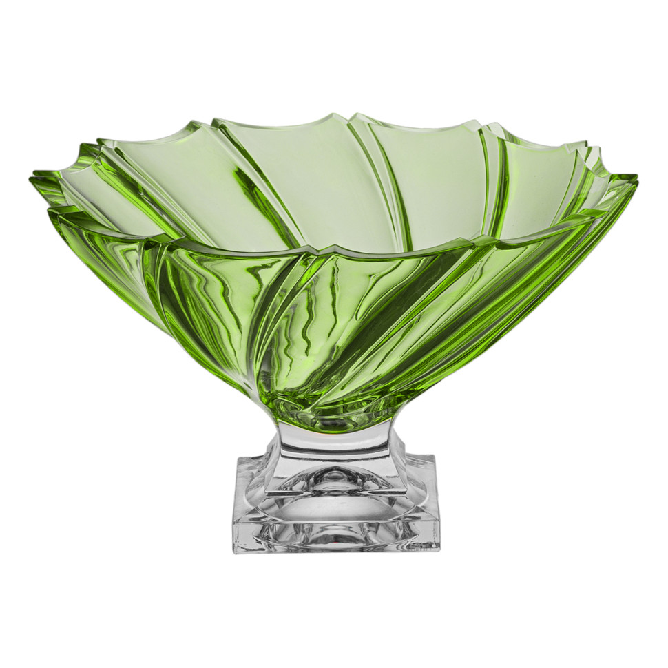 Ваза для фруктов н/н 31см."Ponti" зеленая