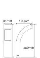 Наземный светильник  W2144-400 S Oasis Light