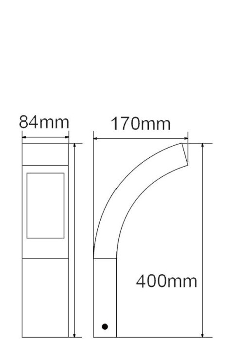 Наземный светильник  W2144-400 S Oasis Light