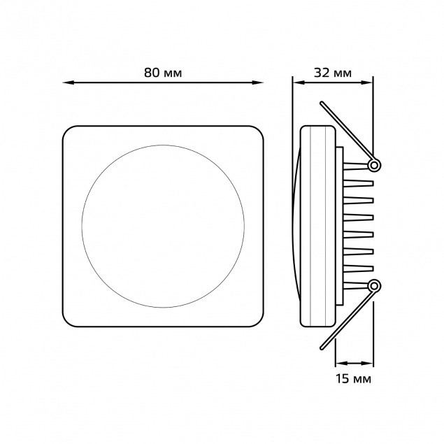 Точечный светильник Backlight BL101 Gauss