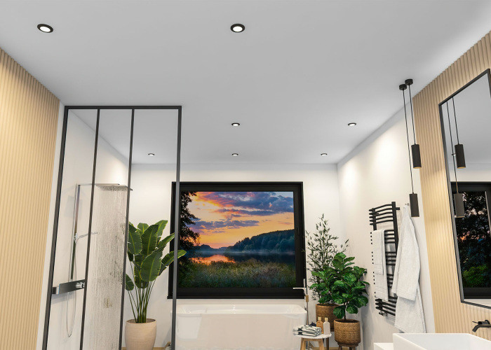 Точечный светильник FACET DK3016-BK Denkirs