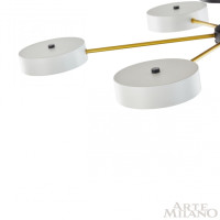 Потолочная люстра Ferrara 252006/5 Bk/Wh Arte Milano Потолочная люстра Ferrara 252006/5 Bk/Wh Arte Milano