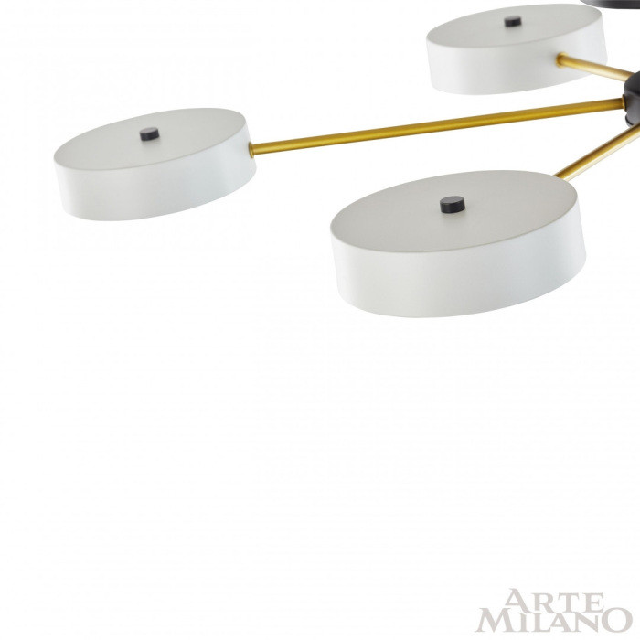 Потолочная люстра Ferrara 252006/5 Bk/Wh Arte Milano