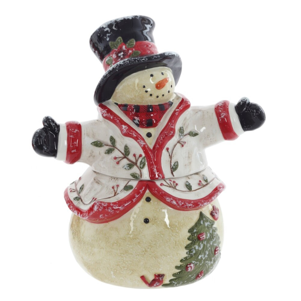 Конфетница "Снеговик", 1950 мл, L25 W18 H28 см