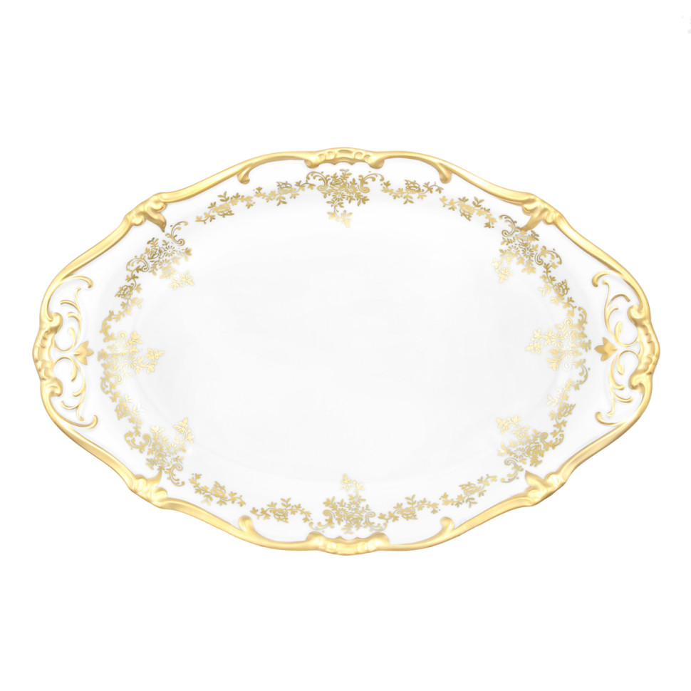 Блюдо овальное 32см."Кастэл"