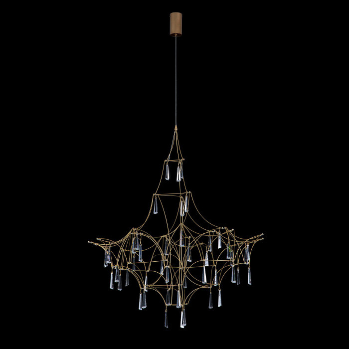 Подвесная люстра Lucciola MD18001068-1E matt gold DeLight Collection