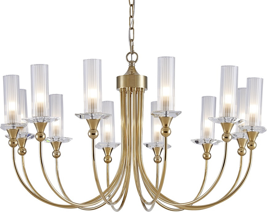 Подвесная люстра 4580 4586+6/С gold Newport