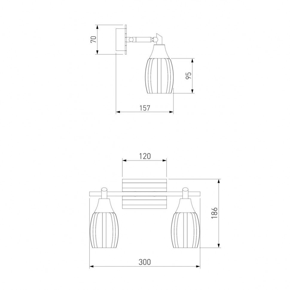 Спот Eurosvet 20129/2 хром