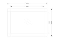 Зеркало декоративное с золотой отделкой Зеркало декоративное с золотой отделкой