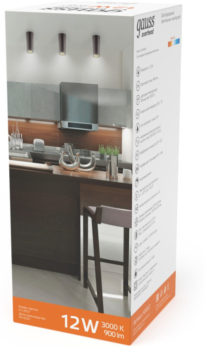 Точечный светильник Overhead HD009 Gauss