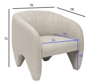Кресло Molveno белое Кресло Molveno белое