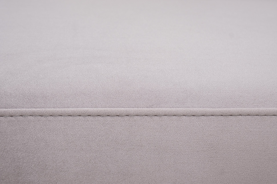 Диван Trevi трехместный раскладной с кантом серый