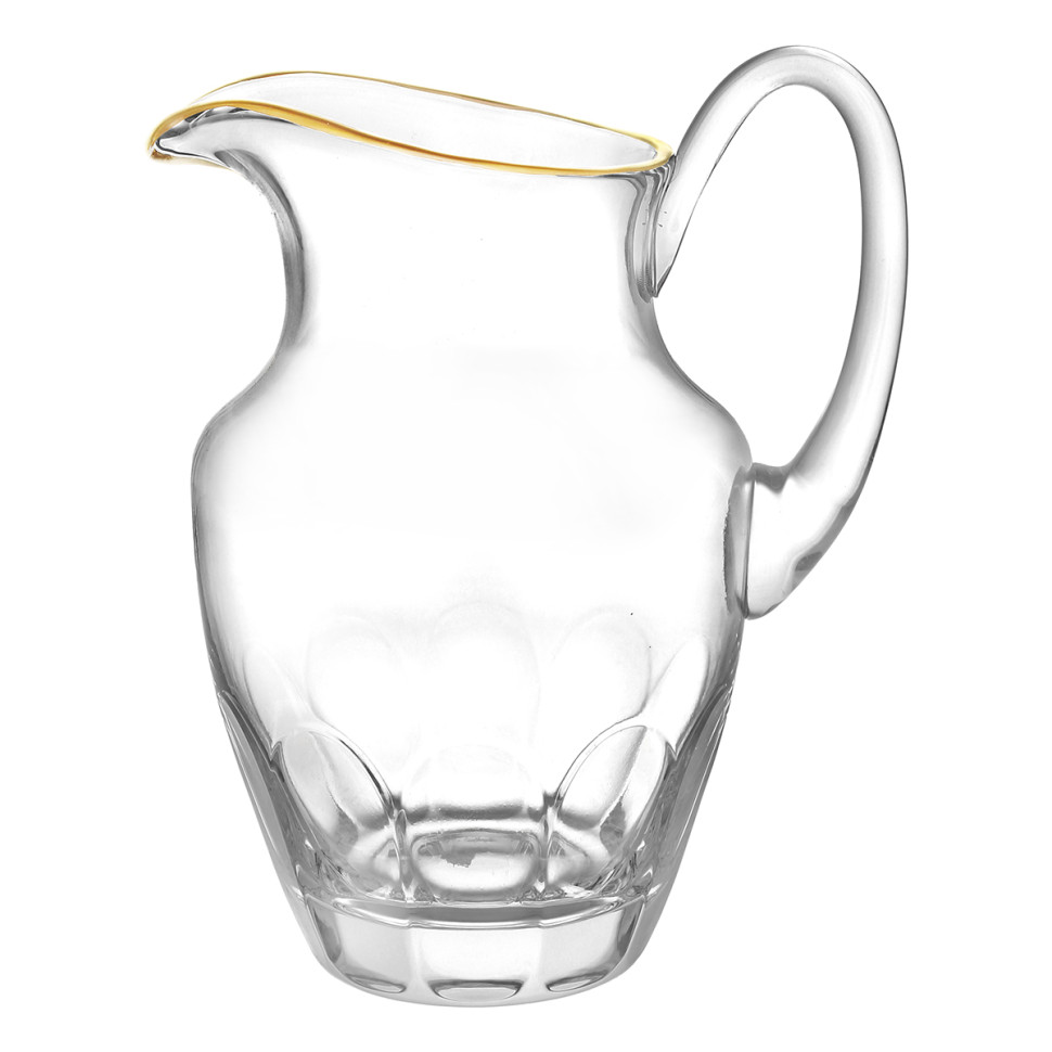 Кувшин 1,4л."Кветна" золотой ободок