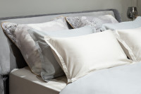 Комплект из 2х наволочек "Нувола" 50х70см серый с принтом Комплект из 2х наволочек "Нувола" 50х70см серый с принтом