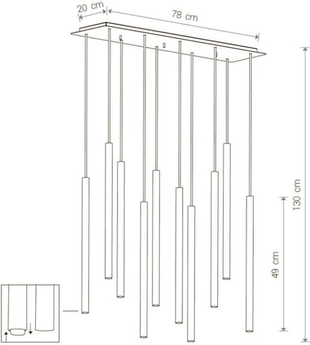 Подвесная люстра Laser 8923 Nowodvorski