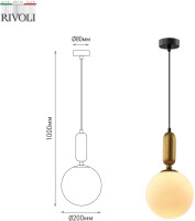 Подвесной светильник Agnes 4106-201 Rivoli Подвесной светильник Agnes 4106-201 Rivoli