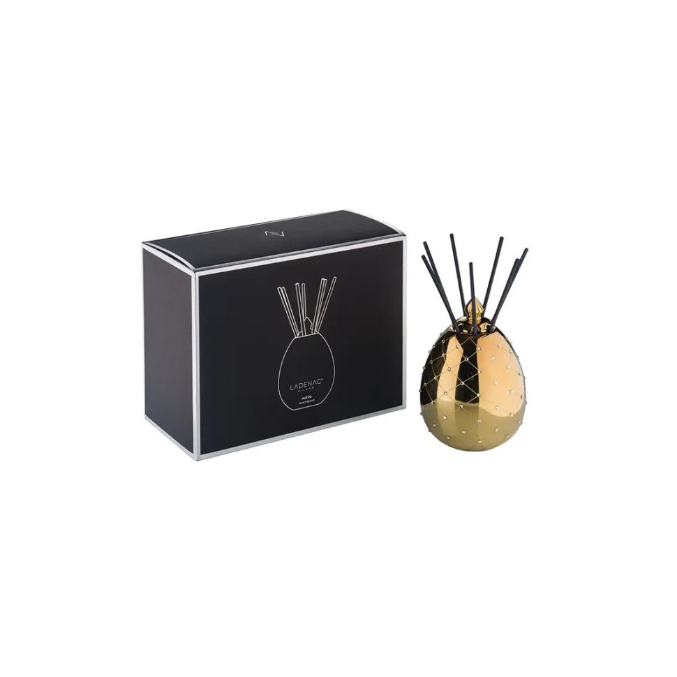 Диффузор 250мл."Bois de Roussie" золотая с кристаллами