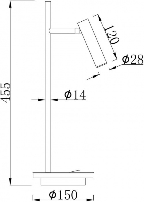 Интерьерная настольная лампа Estudo Z010TL-L8W3K Maytoni