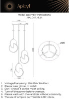 Подвесной светильник Mila APL.044.16.24 Aployt Подвесной светильник Mila APL.044.16.24 Aployt