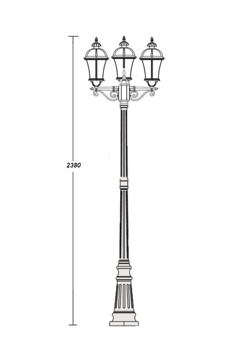 Наземный фонарь  95209LB Gb Oasis Light