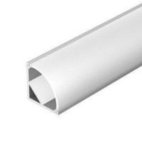 Профиль с экраном Arlight ARH-KANT-H16-2000 ANOD+OPAL 036770 Профиль с экраном Arlight ARH-KANT-H16-2000 ANOD+OPAL 036770