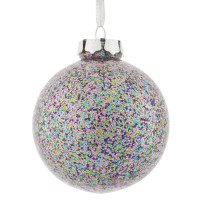 Набор из 12шт Украшение новогоднее "Шар", D 8 см, L35 W27 H9 см