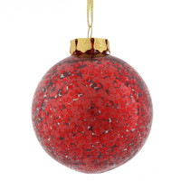 Набор из 12шт Украшение новогоднее "Шар", D 8 см, L35 W27 H9 см