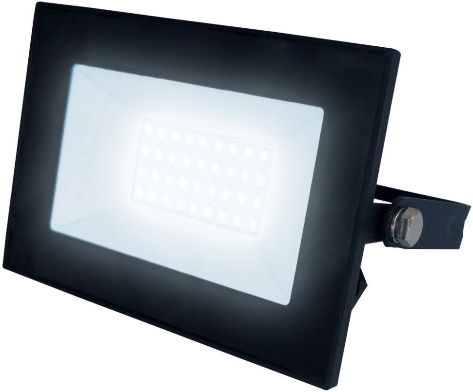 Прожектор уличный  ULF-F21-30W/4000K IP65 200-250В BLACK Uniel